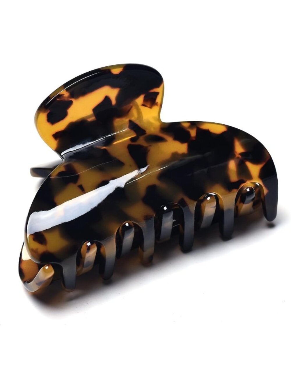 Tortoise & Leopard Print Medium Hair Claw Clips for Women - 3 Pack Hair - Picture 5 of 9